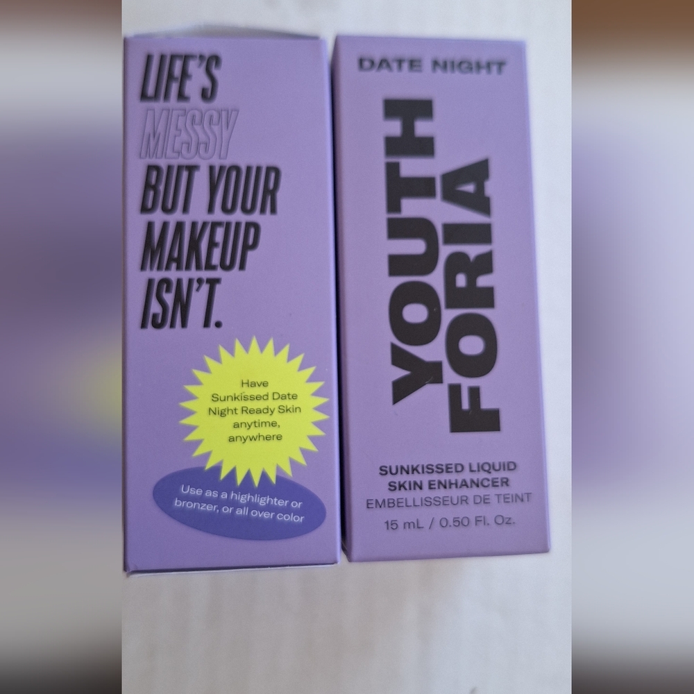 Youthforia Bundle Of 2 Sunkissed Liquid Skin Enhancer - Purple